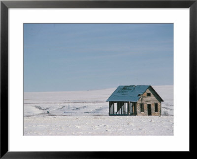 The Great Plains Under Snow, New Mexico, Usa by Occidor Ltd Pricing Limited Edition Print image