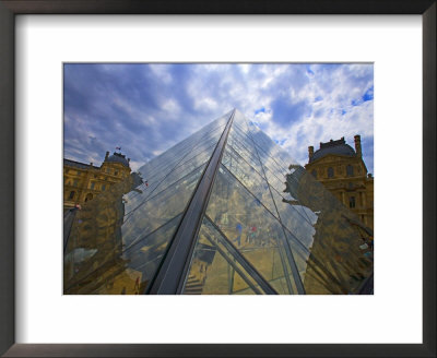 Clouds Reflect Off The Louvre Museum, Paris, France by Jim Zuckerman Pricing Limited Edition Print image