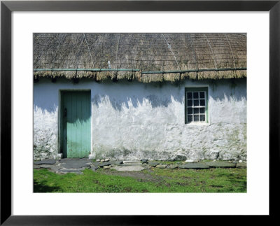 Typical Thatched Irish Cottage Near Glencolumbkille, County Donegal, Ulster, Republic Of Ireland by Gavin Hellier Pricing Limited Edition Print image