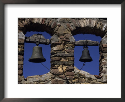 Close View Of Two Bells In A Tower Near La Seu D'urgell, Pyrenees Mountains, Spain, Europe by Stacy Gold Pricing Limited Edition Print image