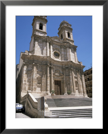 Baroque Church Of Sant'anna, Cagliari, Sardinia, Italy by Sheila Terry Pricing Limited Edition Print image
