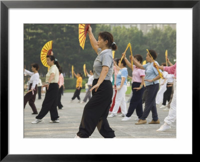 Early Morning Tai Chi Exercises, Taipei City, Taiwan by Christian Kober Pricing Limited Edition Print image