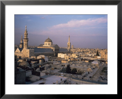City Skyline Including Omayyad Mosque And Souk, Damascus, Syria, Middle East by Bruno Morandi Pricing Limited Edition Print image