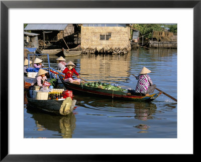 Chong Kneas Village, Tonle Sap Lake, Siem Reap, Cambodia, Indochina, Southeast Asia by Bruno Morandi Pricing Limited Edition Print image