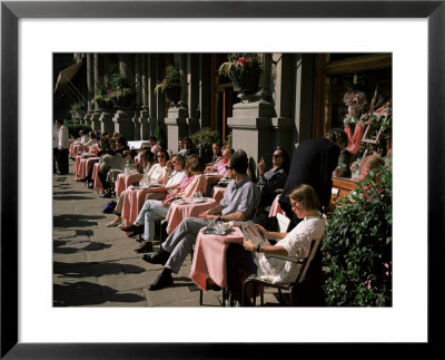 Pavement Cafe, Florence, Tuscany, Italy by Roy Rainford Pricing Limited Edition Print image