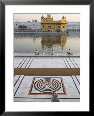 View From Entrance Gate Of Holy Pool And Sikh Temple, Golden Temple, Amritsar, Punjab State, India by Eitan Simanor Pricing Limited Edition Print image