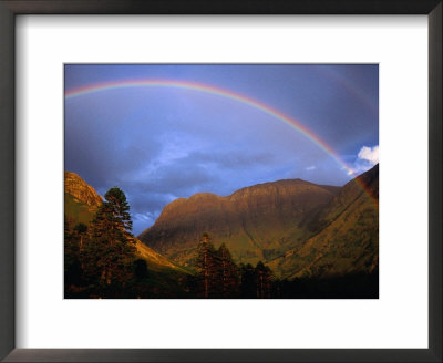 Early Evening Rainbow, Glencoe, Scotland by Gareth Mccormack Pricing Limited Edition Print image