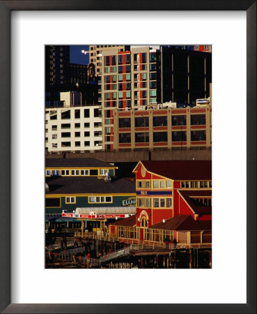 Buildings On Pier 55, Seattle, Usa by Richard I'anson Pricing Limited Edition Print image