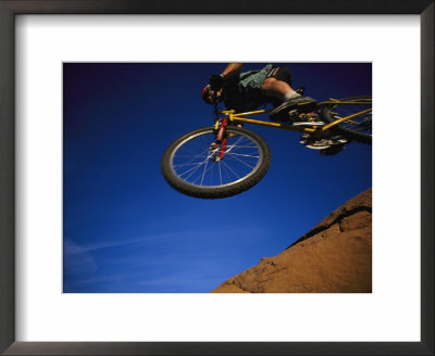 Cyclist Jumping, Arizona by David Edwards Pricing Limited Edition Print image