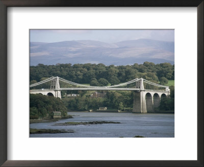 Menai Bridge, Wales, United Kingdom by Adam Woolfitt Pricing Limited Edition Print image