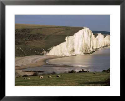 The Seven Sisters, East Sussex, England, United Kingdom by Jean Brooks Pricing Limited Edition Print image