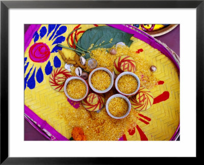 Rice Presented For Pre-Wedding Hindu Ritual, Kolkata, India by Richard I'anson Pricing Limited Edition Print image