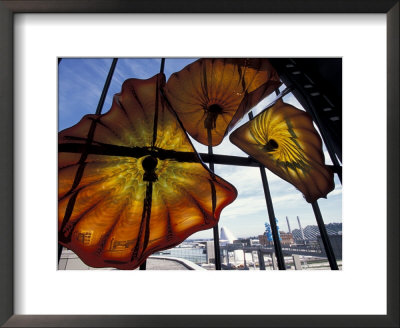 Glass Exhibit At Union Station, Tacoma, Washington, Usa by John & Lisa Merrill Pricing Limited Edition Print image