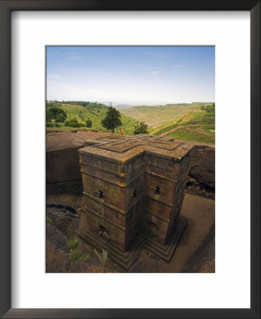 The Sunken Rock Hewn Church Of Bet Giyorgis (St. George), Lalibela, Northern Ethiopia, Ethiopia by Gavin Hellier Pricing Limited Edition Print image