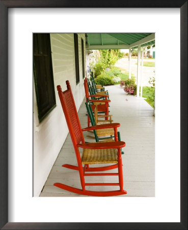 Front Porch, Oakland House Seaside Resort, Brooksville by Jerry & Marcy Monkman Pricing Limited Edition Print image