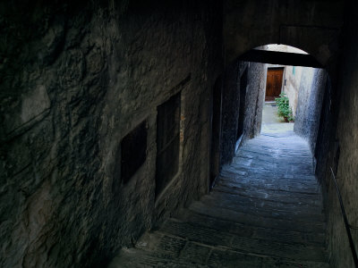 Arched Entry To Residence Near The Piazza Della Pescheria, Cortona, Tuscany, Italy by Robert Eighmie Pricing Limited Edition Print image