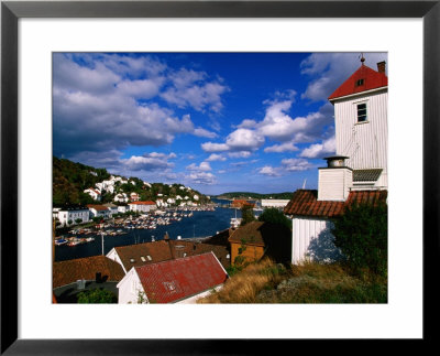 Fire Lookout Tower Stand Sentinel Over Risor, Seaside Fishing Town, Risor, Norway by Anders Blomqvist Pricing Limited Edition Print image