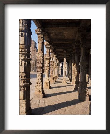 The Qutab Minar (Qutb Minar), Unesco World Heritage Site, Lado Sarai, Delhi, India by John Henry Claude Wilson Pricing Limited Edition Print image