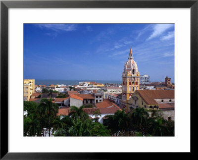 View Over Cartagena De Indias To Cathedral, Cartagena,Bolivar, Colombia by Alfredo Maiquez Pricing Limited Edition Print image