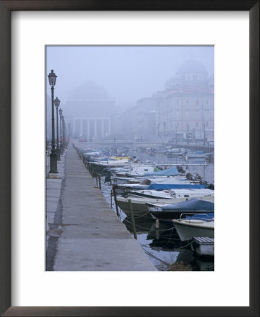 Canale Ponterosso, Church San Antonio Taumaturgo, Trieste, Friuli-Venetia-Giulia, Italy by Brigitte Bott Pricing Limited Edition Print image