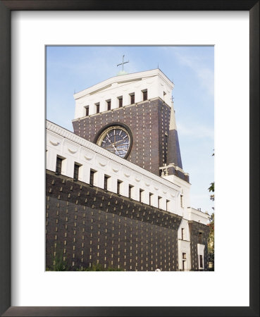 Church Of The Most Sacred Heart Of Our Lord, Joze Plecnik 1932, Jiriho Z Podebrad Square, Prague by Richard Nebesky Pricing Limited Edition Print image