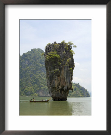 View Of Koh Ping-Gan From Koh Ta Poo, Known As James Bond Island, Phang-Nga Bay, Thailand by Sergio Pitamitz Pricing Limited Edition Print image