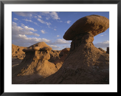 View Of Rock Formations In Goblin Valley At Twilight by Bobby Model Pricing Limited Edition Print image