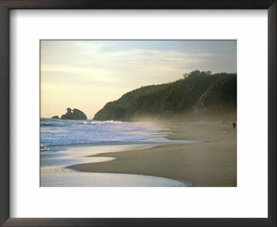 View Of Rock Formation Ventanilla From Rinconcito Beach, Mazunte, Oaxaca, Mexico by Igal Judisman Pricing Limited Edition Print image