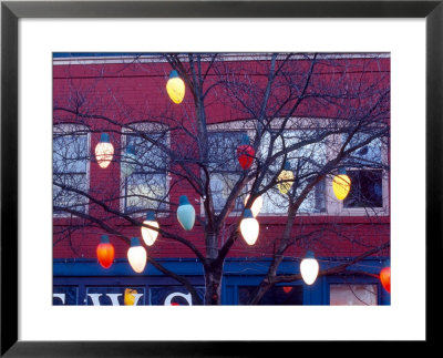 Christmas Tree Lights, Seattle, Washington, Usa by William Sutton Pricing Limited Edition Print image