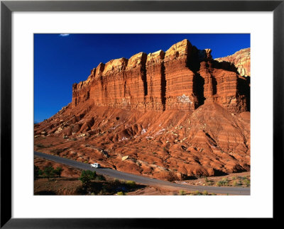 Formation Of Soft Moenkopi Rock Known As Egyptian Temple Capitol Reef National Park, Utah, Usa by Barnett Ross Pricing Limited Edition Print image