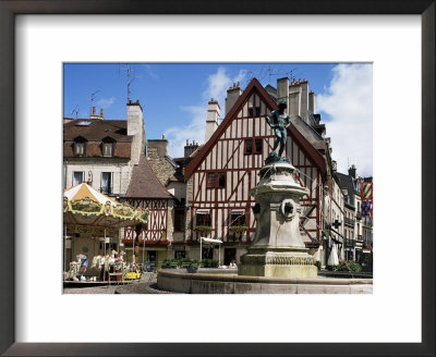 Place Francois Rude Bareuzai, Dijon, Bourgogne (Burgundy), France by Peter Scholey Pricing Limited Edition Print image