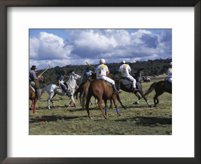 The Geeburg Polo Match, Bushmen Versus Melbourne Polo Club, Australia by Claire Leimbach Pricing Limited Edition Print image