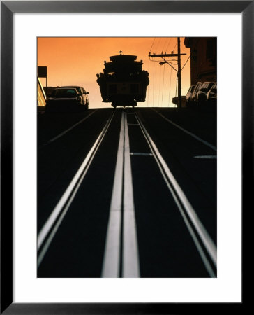 Tram Car On Washington St, San Francisco, Usa by John Elk Iii Pricing Limited Edition Print image