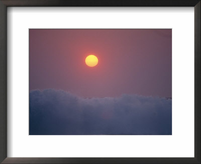 View Of Rising Sun Above Surf by Raul Touzon Pricing Limited Edition Print image
