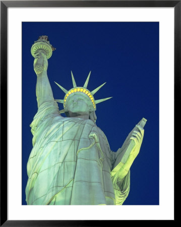 View Of Statue Of Liberty At New York New York Hotel And Casino, Las Vegas, Nevada, Usa by Dennis Flaherty Pricing Limited Edition Print image