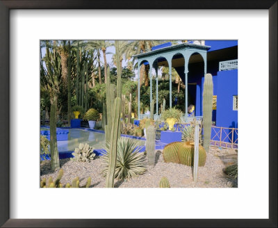 Majorelle Gardens, Marrakech (Marrakesh), Morocco, North Africa, Africa by Bruno Morandi Pricing Limited Edition Print image