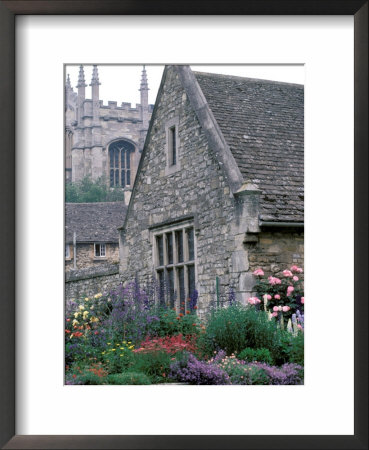 Christchurch College, Oxford, River Thames, England by Nik Wheeler Pricing Limited Edition Print image