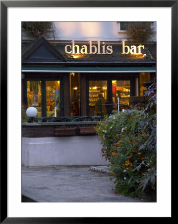 Chablis Bar Cafe, Chablis, Bourgogne, France by Per Karlsson Pricing Limited Edition Print image