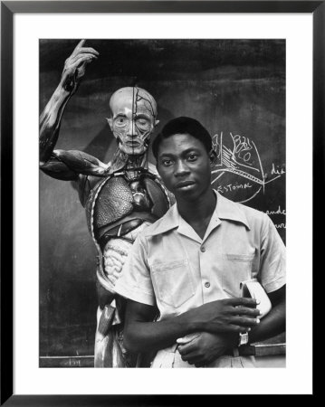 Medical Student Kataga Paul, Taking Courses To Become Assistant Medical Congolese by Dmitri Kessel Pricing Limited Edition Print image