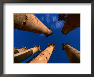 Columns At Temple Of Artemis, Jerash, Jordan by Anders Blomqvist Pricing Limited Edition Print image
