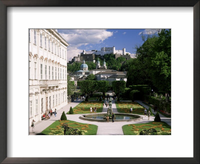 Mirabell Gardens And The Old City, Unesco World Heritage Site, Salzburg, Austria by Gavin Hellier Pricing Limited Edition Print image