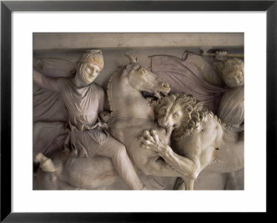 Detail Of The Marble Sarcophagus Of Alexander The Great, Topkapi, Istanbul, Turkey by Adam Woolfitt Pricing Limited Edition Print image