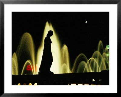 Montjuic Fountain By Night, Barcelona, Catalonia, Spain by Greg Elms Pricing Limited Edition Print image