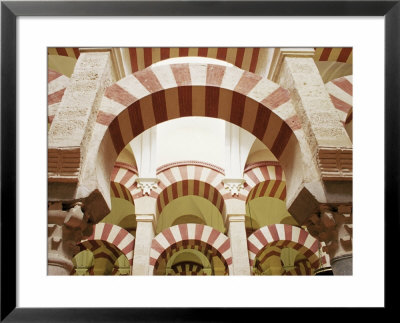 Stone Arches, Mezquita, Now The Cathedral, Cordoba, Unesco World Heritage Site, Andalucia, Spain by Marco Simoni Pricing Limited Edition Print image