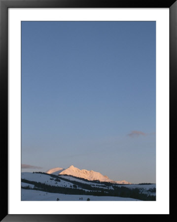 A Twilight View Of Electric Peak Under Montanas Big Blue Sky by Tom Murphy Pricing Limited Edition Print image