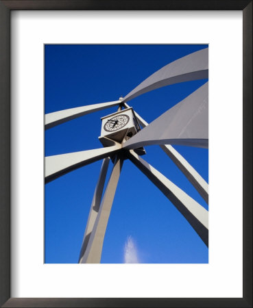 Clock Tower On Corniche Roundabout, Dubai, United Arab Emirates by Tony Wheeler Pricing Limited Edition Print image