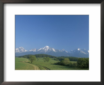 High Tatra Mountains From Near Poprad, Slovakia by Upperhall Pricing Limited Edition Print image