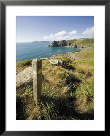South West Devon Coastal Footpath Approaching Gammon Head, Prawle Point, South Hams, Devon, England by David Hughes Pricing Limited Edition Print image