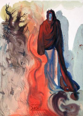 Dc Enfer 34 - Apparition De Dante by Salvador Dali Pricing Limited Edition Print image
