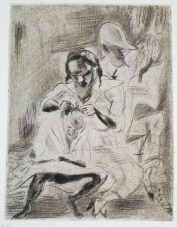 075 - Chercheuse De Poux by Jules Pascin Pricing Limited Edition Print image